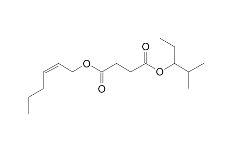 Succinic acid, 2-methylpent-3-yl cis-hex-2-en-1-yl ester