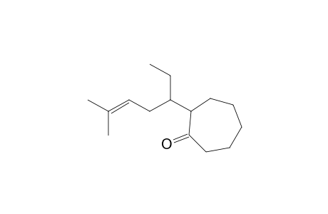 2-(2-Methyl-2-hepten-5-yl)cycloheptan-1-one