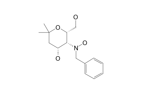 (4R,5R,6S)-N-[BENZYL-(HYDROXY)-AMINO]-6-(HYDROXYMETHYL)-2,2-DIMETHYLTETRAHYDRO-2H-PYRAN-4-OL