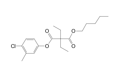 Diethylmalonic acid, 4-chloro-3-methylphenyl pentyl ester