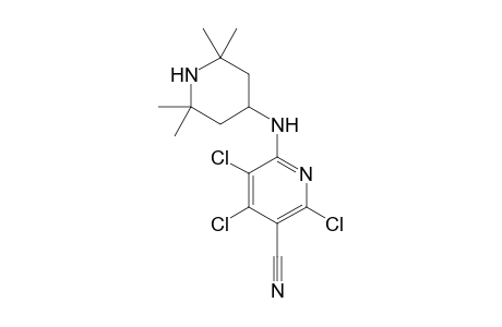 2,4,5-trichloro-6-[(2,2,6,6-tetramethyl-4-piperidinyl)amino]-3-pyridinecarbonitrile