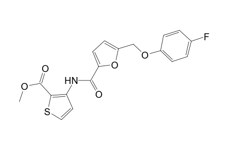 Methyl 3-({5-[(4-fluorophenoxy)methyl]-2-furoyl}amino)-2-thiophenecarboxylate