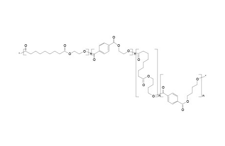 Copolyester from ethylene glycol and butanediol (7:3) with azelaic and terephthalic acids (4:1)