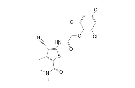 4-cyano-N,N,3-trimethyl-5-{[(2,4,6-trichlorophenoxy)acetyl]amino}-2-thiophenecarboxamide