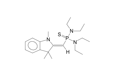 1,3,3-TRIMETHYLINDOLIN-2-YLIDENEMETHYLTHIOPHOSPHONIC ACID,TETRAETHYLDIAMIDE