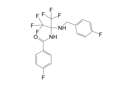 4-Fluoro-N-[2,2,2-trifluoro-1-(4-fluorobenzylamino)-1-(trifluoromethyl)ethyl]benzamide