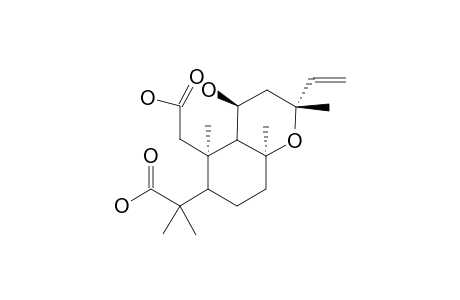 ent-11.alpha..-Hydroxy-2,3-seco-13-epi-manoyl oxide-2,3-dioic acid