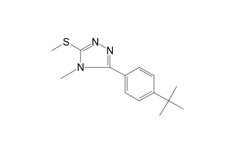 3-(p-tert-butylphenyl)-4-methyl-5-(methylthio)-4H-1,2,4-triazole