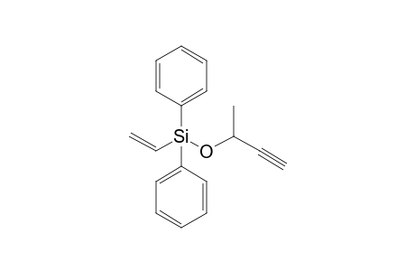 2-Diphenylethenylsilyloxybut-3-yne