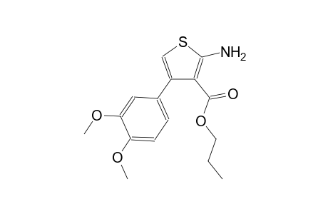 propyl 2-amino-4-(3,4-dimethoxyphenyl)-3-thiophenecarboxylate