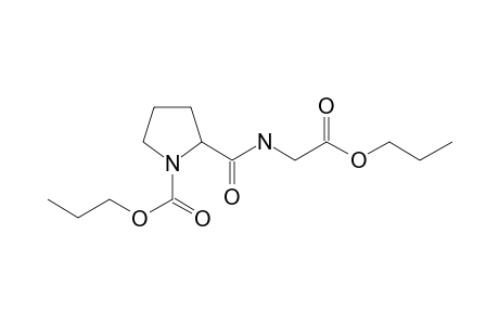 L-Prolylglycine, N-propoxycarbonyl-, propyl ester