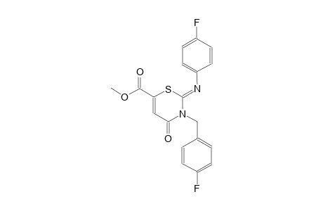 2H-1,3-thiazine-6-carboxylic acid, 2-[(4-fluorophenyl)imino]-3-[(4-fluorophenyl)methyl]-3,4-dihydro-4-oxo-, methyl ester, (2Z)-