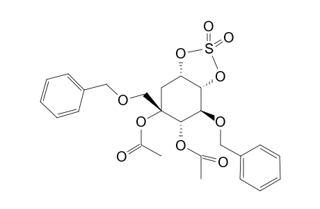 (1R,2S,3S,4S,5S)-4,5-Di-O-acetyl-3-O-benzyl-5-((benzyloxy)methyl)-1,2-O,O-sulfonylcyclohexane-1,2,3,4,5-pentol