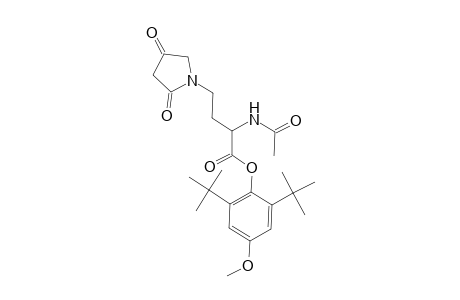2,6-Ditert-butyl-4-methoxyphenyl 2-(acetylamino)-4-(2,4-dioxo-1-pyrrolidinyl)butanoate