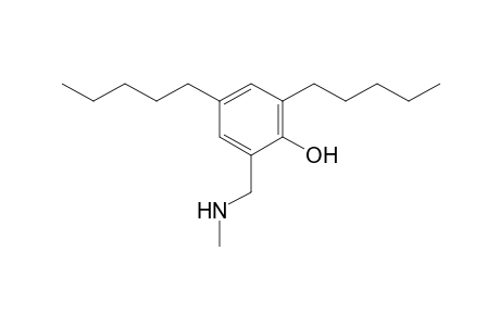 Phenol, 2-[(methylamino)methyl]-4,6-dipentyl-