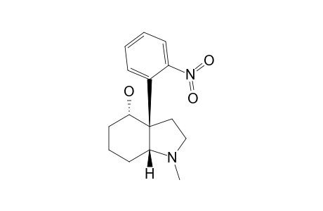 (3ARS,4RS,7ASR)-1-METHYL-3A-(ORTHO-NITROPHENYL)-OCTAHYDROINDOL-4-OL