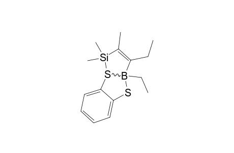 7,8-BENZO-4,5-DIETHYL-2,2,3-TRIMETHYL-1-THIONIA-6-THIA-2-SILA-5-BORATABICYCLO-[3.3.0]-OCT-3-ENE