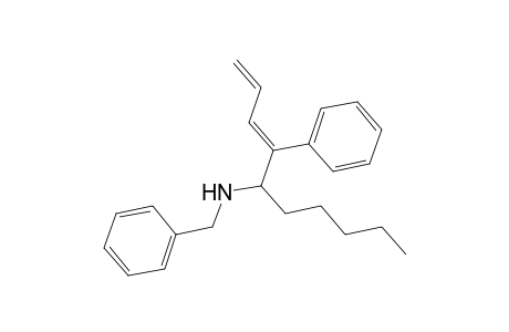 (E)-N-Benzyl-4-phenyldeca-1,3-dien-5-amine