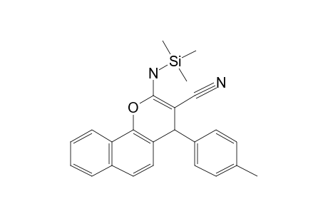 2-Amino-4-(4-methylphenyl)-4H-benzo[H]chromene-3-carbonitrile, N-tms