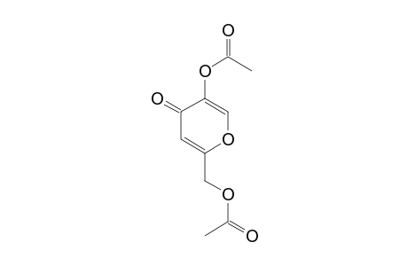 5-hydroxy-2-(hydroxymethyl)-4H-pyran-4-one, diacetate