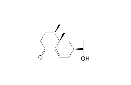 (4R,4aS,6S)-4,4a-dimethyl-6-(2-oxidanylpropan-2-yl)-2,3,4,5,6,7-hexahydronaphthalen-1-one