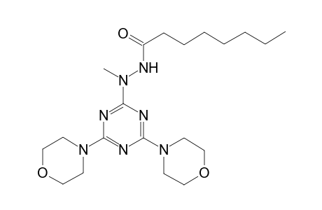 N'-[4,6-bis(morpholin-4-yl)-1,3,5-triazin-2-yl]-N'-methyloctanehydrazide