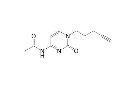 1-(1-Pentyn-5-yl)-N(4)-acetylcytosine