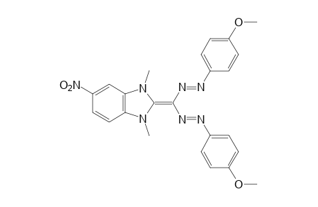 2,3-dihydro-1,3-dimethyl-2-[bis[(p-methoxyhenylazo)methylene]-5-nitrobenzimidazole