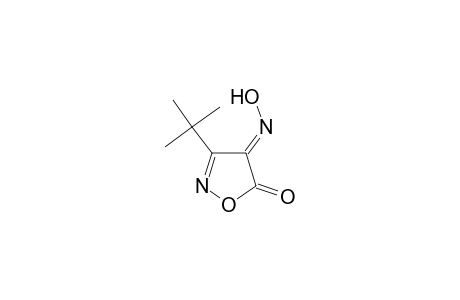 (4E)-3-tert-Butyl-4,5-isoxazoledione 4-oxime