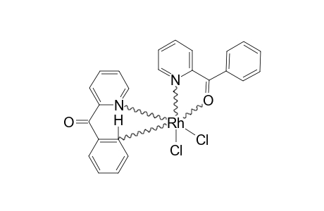DI-(2-BENZOYLPYRIDINYL)-DICHLORO-RHODIUM(II)-COMPLEX