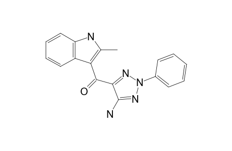 (5-Amino-2-phenyl-2H-1,2,3-triazol-4-yl)(2-methyl-1H-indol-3-yl)methanone