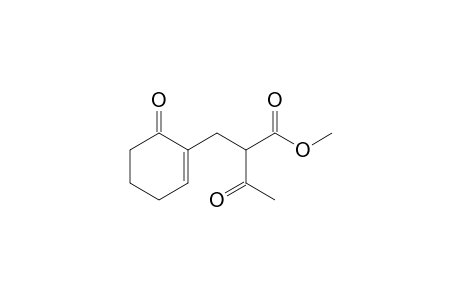 3-Oxo-2-(6-oxo-cyclohex-1-enylmethyl)-butyric acid methyl ester