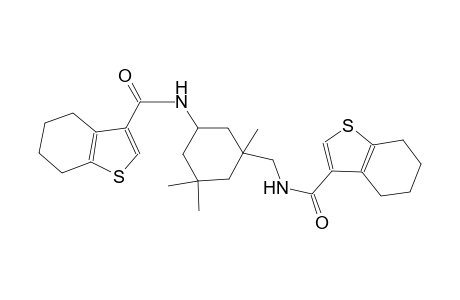 N-(3,3,5-trimethyl-5-{[(4,5,6,7-tetrahydro-1-benzothien-3-ylcarbonyl)amino]methyl}cyclohexyl)-4,5,6,7-tetrahydro-1-benzothiophene-3-carboxamide