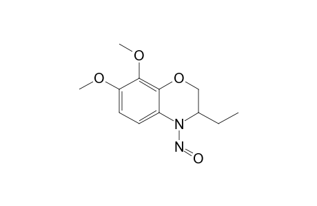 3-Ethyl-7,8-dimethoxy-N-nitroso-3,4-dihydro-2H-1,4-benzoxazine