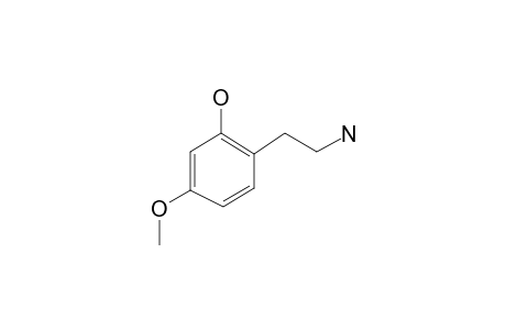 Phenol, 2-(2-aminoethyl)-5-methoxy-