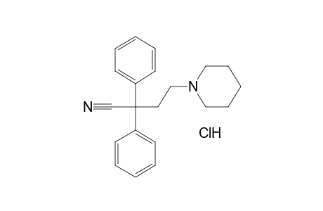 alpha,alpha-DIPHENYL-1-PIPERIDINEBUTYRONITRILE, HYDROCHLORIDE