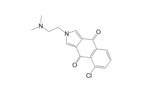 5-chloro-2-[2-(dimethylamino)ethyl]-2H-benz[f]isoindole-4,9-dione