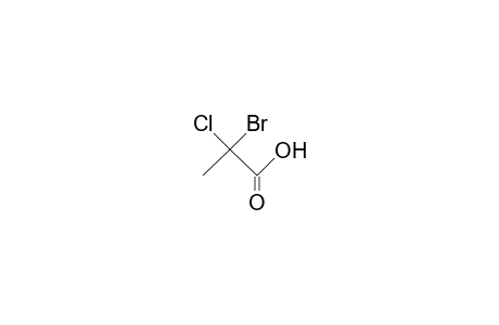 Propanoic acid, 2-bromo-2-chloro-