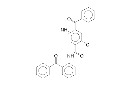 Benzamide, 4-benzoyl-N-(2'-benzoylphenyl)-2-chloro-5-amino-