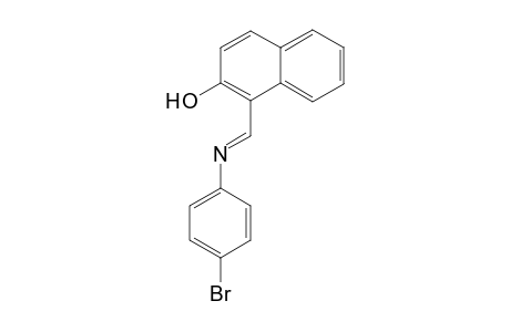 2-[N-(p-bromophenyl)formimidoyl]-2-naphthol