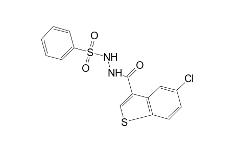 1-[(5-chlorobenzo[b]thien-3-yl)carbonyl]-2-(phenylsulfonyl)hydrazine