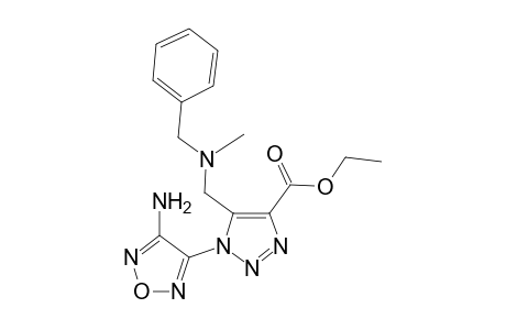1-(4-Amino-furazan-3-yl)-5-[(benzyl-methyl-amino)-methyl]-1H-[1,2,3]triazole-4-carboxylic acid ethyl ester
