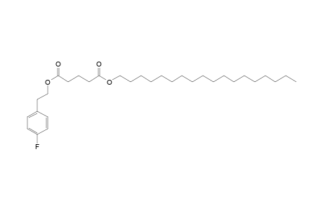 Glutaric acid, 2-(4-fluorophenyl)ethyl octadecyl ester