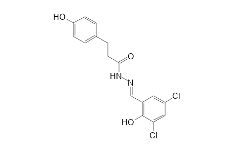 4-hydroxyhydrocinnamic acid, (3,5-dichlorosalicylidene)hydrazide