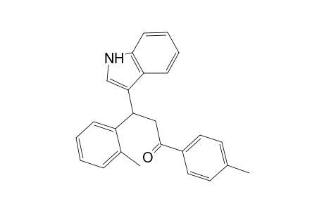 3-(3-Indolyl)-4'-methyl-3-o-tolylpropiophenone