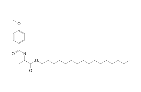 D-Alanine, N-(4-anisoyl)-, hexadecyl ester