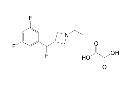 3-[(3,5-difluorophenyl)(fluoro)methyl]-1-ethylazetidine oxalate salt