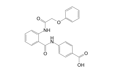 4-({2-[(Phenoxyacetyl)amino]benzoyl}amino)benzoic acid