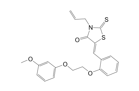 4-thiazolidinone, 5-[[2-[2-(3-methoxyphenoxy)ethoxy]phenyl]methylene]-3-(2-propenyl)-2-thioxo-, (5Z)-