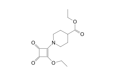 4-piperidinecarboxylic acid, 1-(2-ethoxy-3,4-dioxo-1-cyclobuten-1-yl)-, ethyl ester